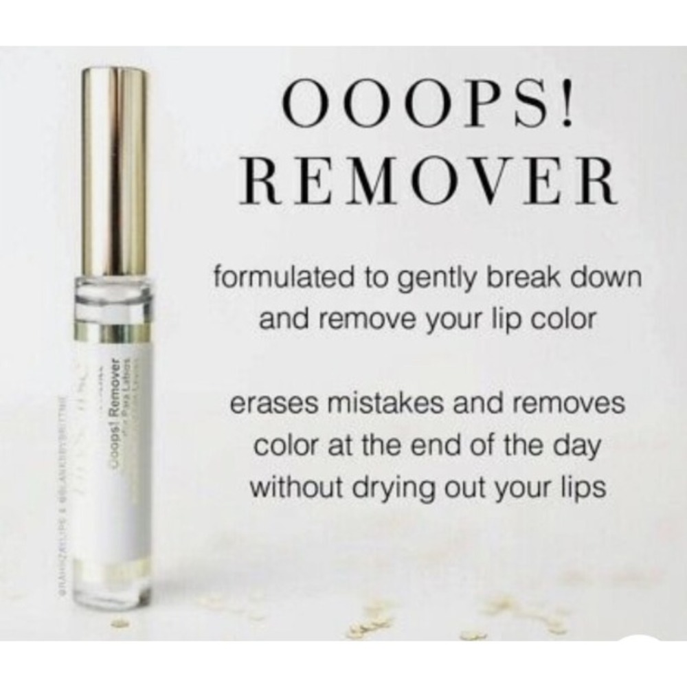 LipSense AUTHENTIC Long Lasting Lip Color Remover Full Size – Oops Remover | $32